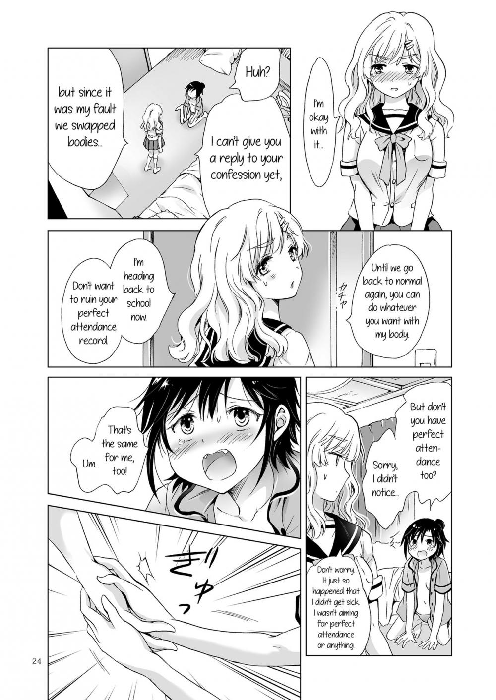 Hentai Manga Comic-How Well-Stacked and Surfboard Swapped Bodies-Read-23